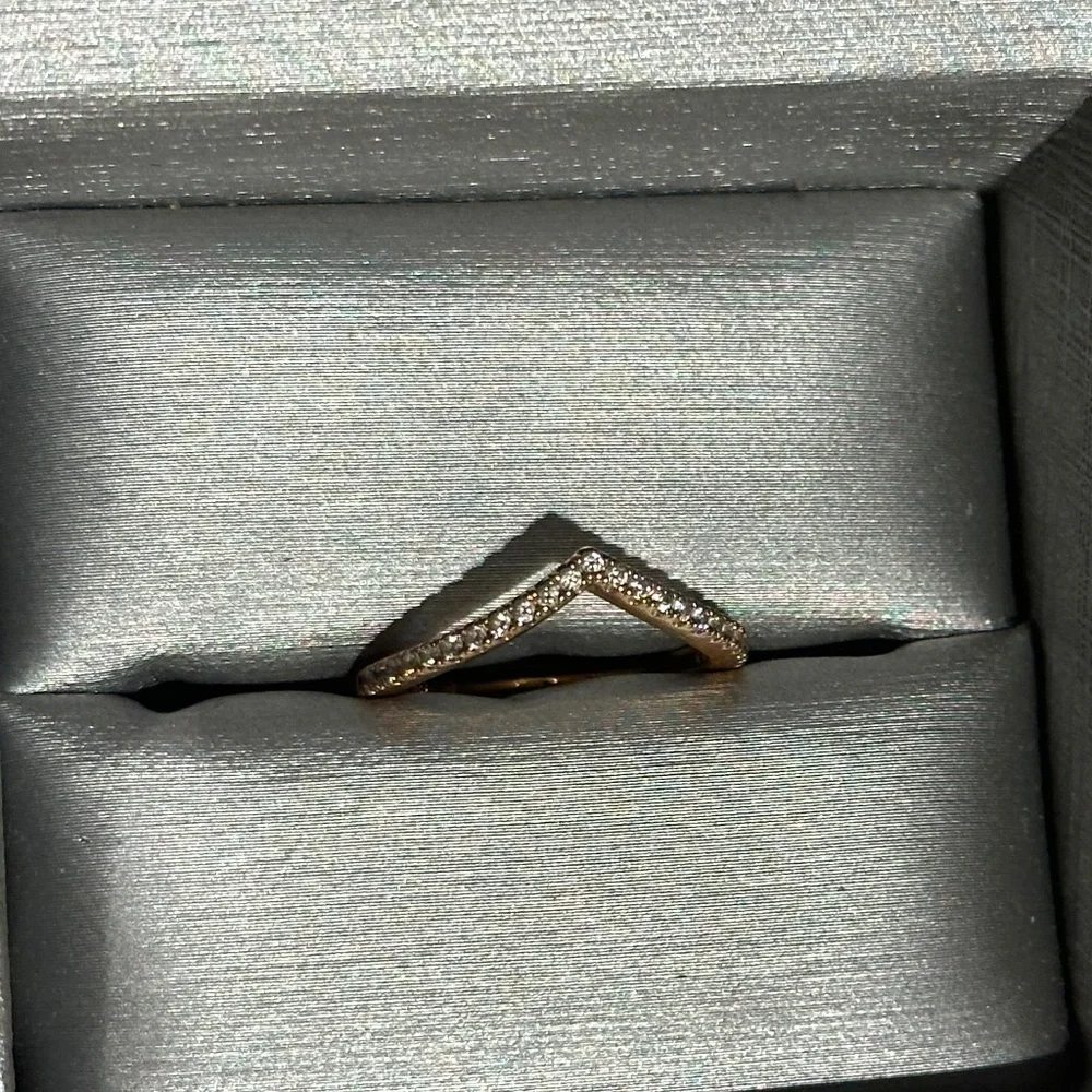 Zales Diamond Ring + Pandora Ring - Picture 4 of 5